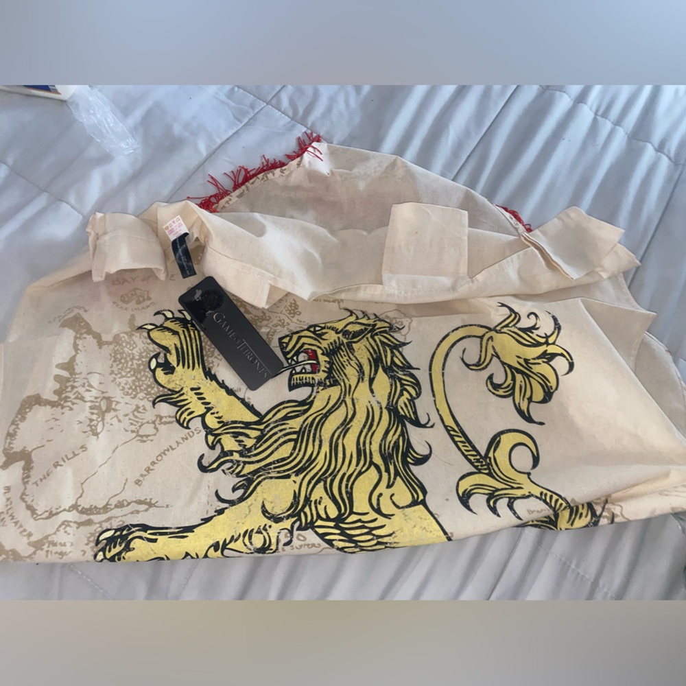 Collectors Game of Thrones, Lannister, Calhoun Banner Fabric Tournament, 27X45”